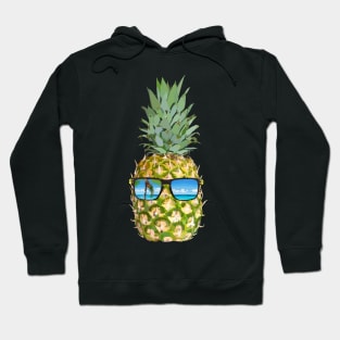 Pineapple in sunglasses Hoodie